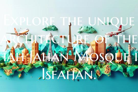 Explore the unique architecture of the Shah Jahan Mosque in Isfahan.